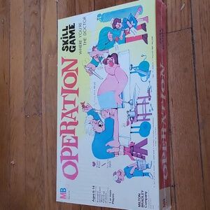 Old stock Vintage New in box in1965 Milton Bradley Operation Skill Game sealed
